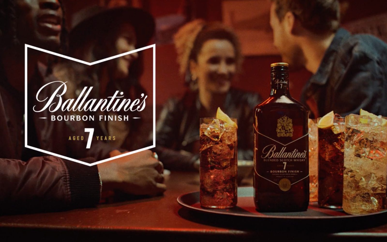 Ballantines Scotch Whisky American Attitude